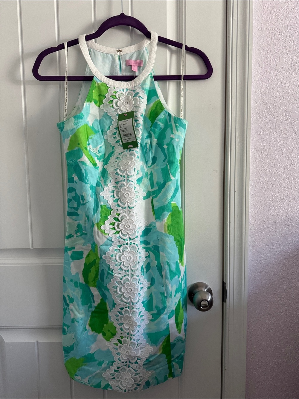 Lilly Pulitzer Pearl Shift Poolside Blue first impression
